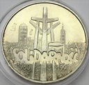 100000 zł złotych 1990 Solidarność TYP A SREBR (1)