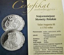 Talar Augusta III z 1753 Najcenniejsze Monety