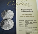 Talar Koronny Jana III Sobieskiego Monety