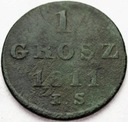 Księstwo Warszawskie 1 gr grosz IS 1811