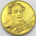 2 zł złote 1999 Juliusz Słowacki
