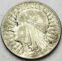 5 zł złotych 1934 Głowa kobiety Polonia SREBRO