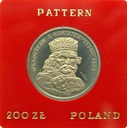 Próba MN 200 zł złotych 1986 Władysław I Łokietek