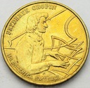 2 zł złote 1999 Fryderyk Chopin Szopen