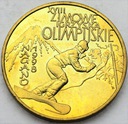 2 zł złote 1998 Nagano Zimowe Igrzyska Olimpijskie