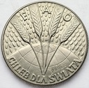 PRÓBA 10 zł 1971 FAO Chleb Dla Świata CuNi