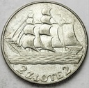 2 zł złote 1936 Żaglowiec Żaglówka Statek SREBRO