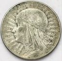 5 zł złotych 1933 Głowa kobiety Polonia SREBRO