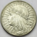 10 zł złotych 1932 Głowa kobiety Polonia SREBRO