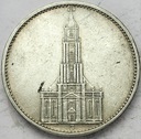 Niemcy 5 Marek Mark 1934 Wieża Kościół SREBRO