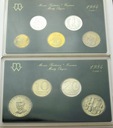 Zestaw Polskie Monety Obiegowe 1984 x 2 LUSTRZANE
