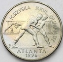 2 zł złote 1995 Atlanta Zapasy Igrzyska