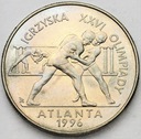 2 zł złote 1995 Atlanta Zapasy Igrzyska