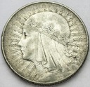 10 zł złotych 1932 Głowa kobiety Polonia SREBRO