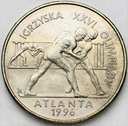 2 zł złote 1995 Atlanta Zapasy Igrzyska