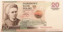 WZÓR 20 zł 2011 Skłodowska-Curie BARDZO RZADKI