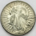 10 zł złotych 1932 Głowa kobiety Polonia SREBRO