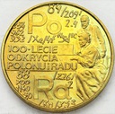 2 zł złote 1998 Skłodowska Polon i rad