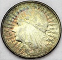 2 zł złote 1932 Głowa kobiety, Polonia SREBRO