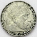 Niemcy 2 marki 1938 Hindenburg SREBRO