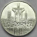 100000 zł złotych 1990 Solidarność SREBRO (1)