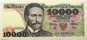 1988 10000 zł złotych Wyspiański, seria DN (2)