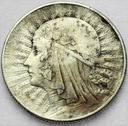 5 zł złotych 1933 Głowa kobiety Polonia SREBRO