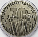 10 zł złotych 2010 Katyń 70 rocznica zbrodni