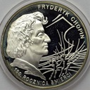 10 zł złotych 1999 Fryderyk Chopin Szopen
