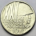 PRÓBA NIKIEL 10 złotych 1968 Ludowe Wojsko Polskie