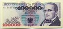 1993 100000 zł złotych Moniuszko seria AC