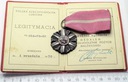 Medal Za Długoletnie Pożycie Małżeńskie + Legityma