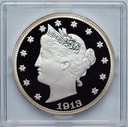 5 Centów 1913 Liberty Head SREBRO 999