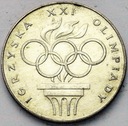 200 zł złotych 1976 XXI Olimpiada SREBRO