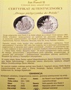 Jan Paweł II druga pielgrzymka do Polski SREBRO