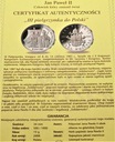 Jan Paweł II III Pielgrzymka do Polski SREBRO