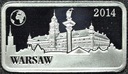 Wyspy Salomona 1/2 Dolara 2014 Warszawa