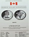Kanada 1 Dolar 1982 Regina Bizon, SREBRO