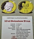 Złote Lata PRL 10 zł Prus Platerowanie Złoto i Rod