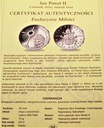 Jan Paweł II Eucharystia Miłości SREBRO