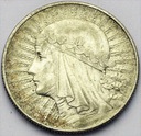 5 zł złotych 1933 Głowa kobiety Polonia SREBRO