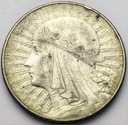 10 zł złotych 1932 Głowa kobiety Polonia SREBRO