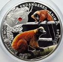 Niue 1 Dolar 2014 SREBRO Lemur