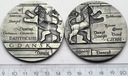 Medal Millenium Gdańska 997-1997 PODWÓJNY RZADKI