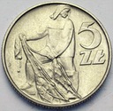 5 zł pięć złotych z Rybakiem 1971 Rybak