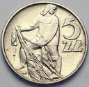 5 zł pięć złotych z Rybakiem 1959 Rybak