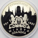 20 zł złotych 1996 Tysiąclecie Gdańska