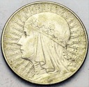 5 zł złotych 1933 Głowa kobiety Polonia SREBRO