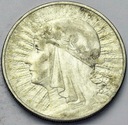 10 zł złotych 1932 Głowa kobiety Polonia SREBRO