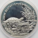 20 zł złotych 2002 Żółw Błotny